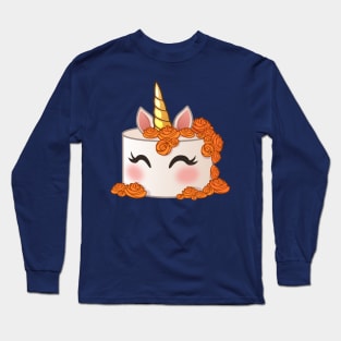 Unicorn Cake Long Sleeve T-Shirt